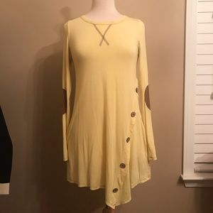 Reborn J long sleeve asymmetrical tunic t-shirt